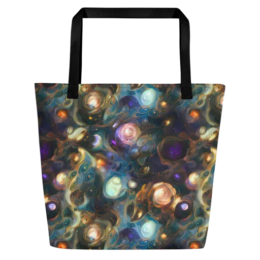 Orbital Alchemy on a Large Tote Bag W/ Pocket