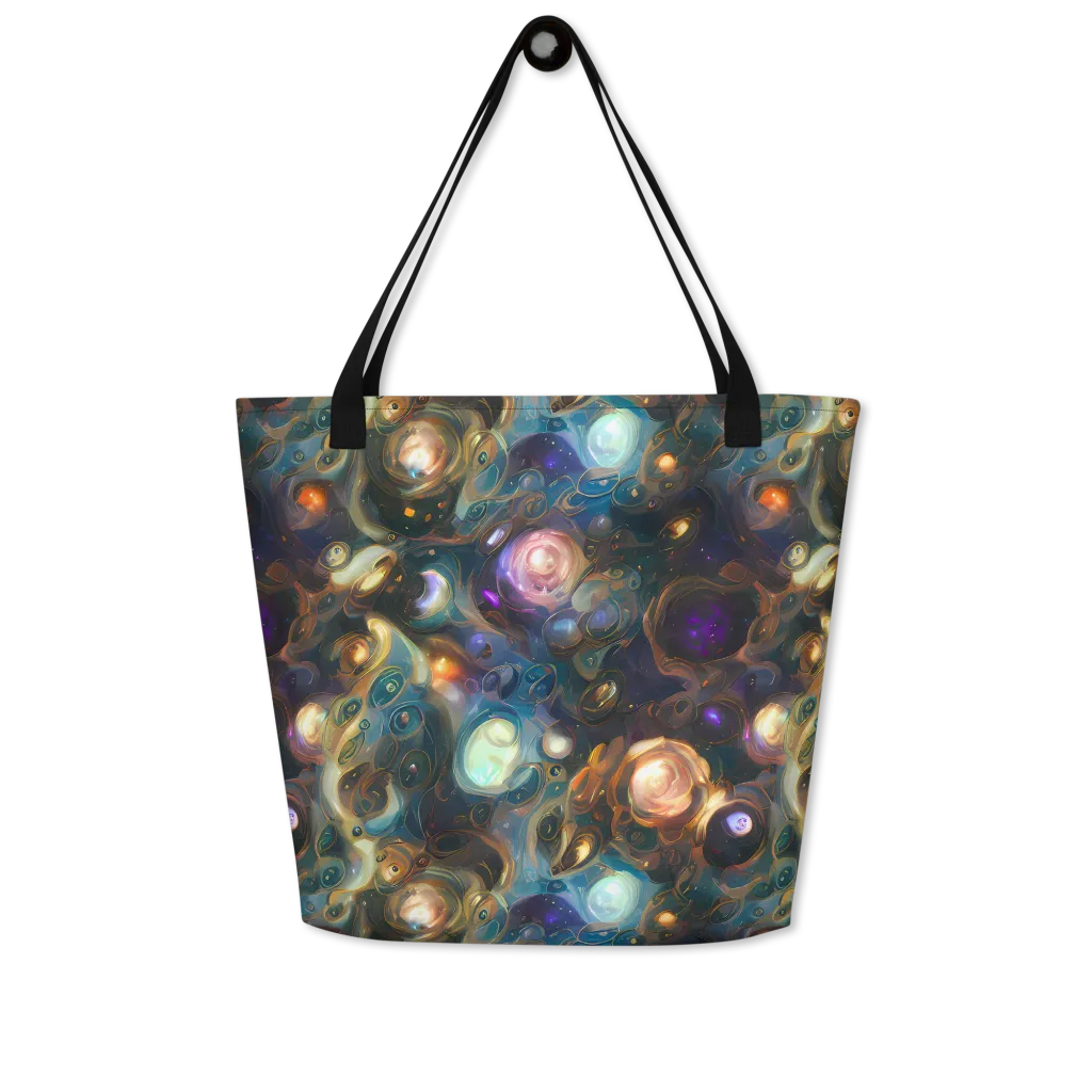 Orbital Alchemy on Large Tote Bag W/ Pocket — Front