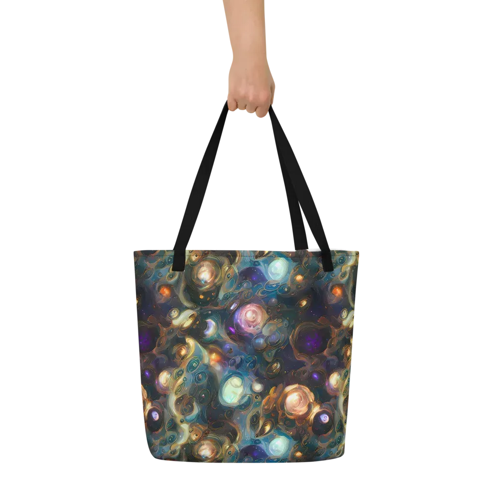 Orbital Alchemy on Large Tote Bag W/ Pocket — Front