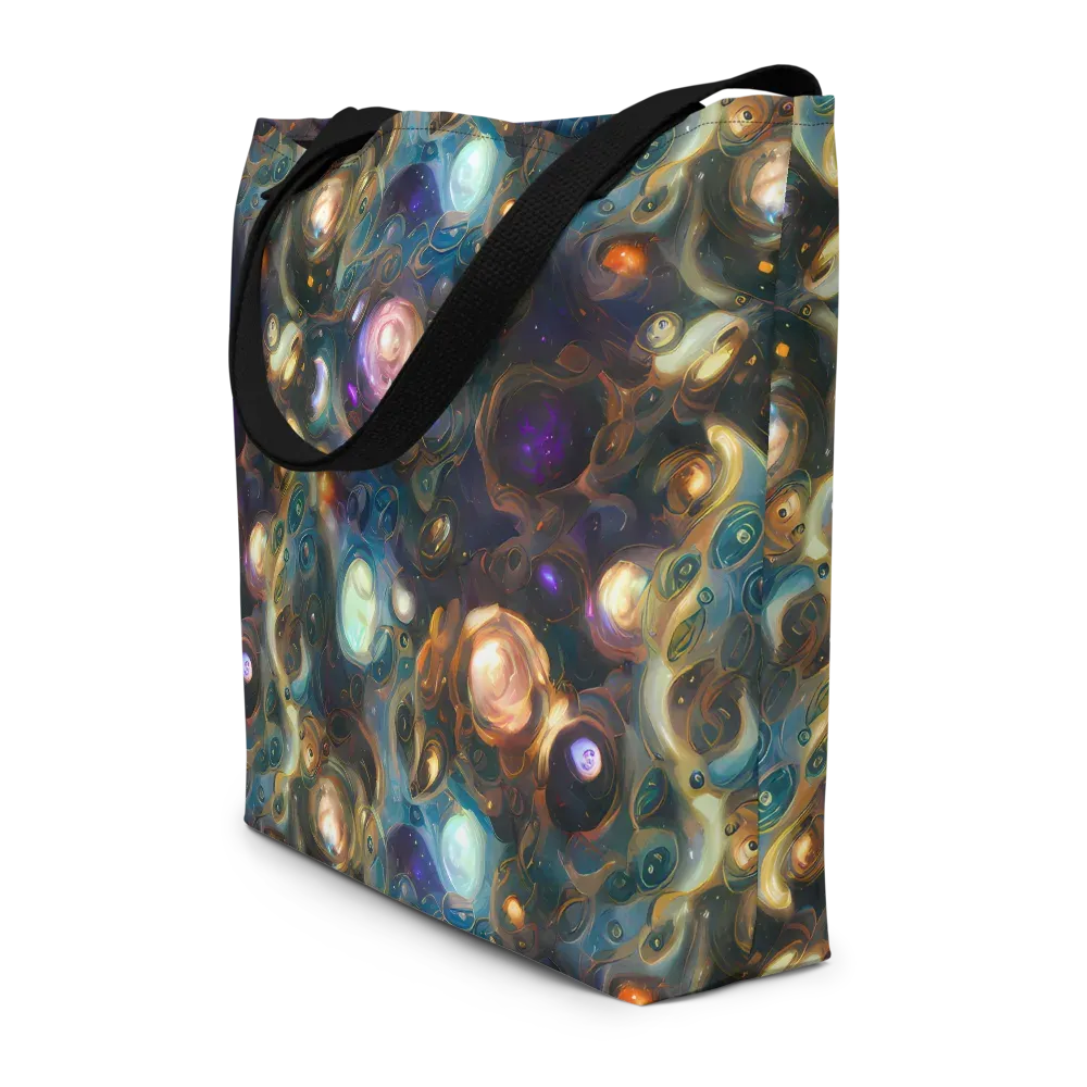 Orbital Alchemy on Large Tote Bag W/ Pocket — Front