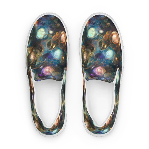 Orbital Alchemy on a Women's Slip-On Canvas Shoes