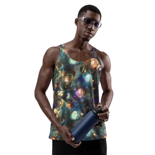 Orbital Alchemy on a Men's Tank Top