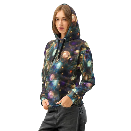 Orbital Alchemy on a Cotton Hoodie