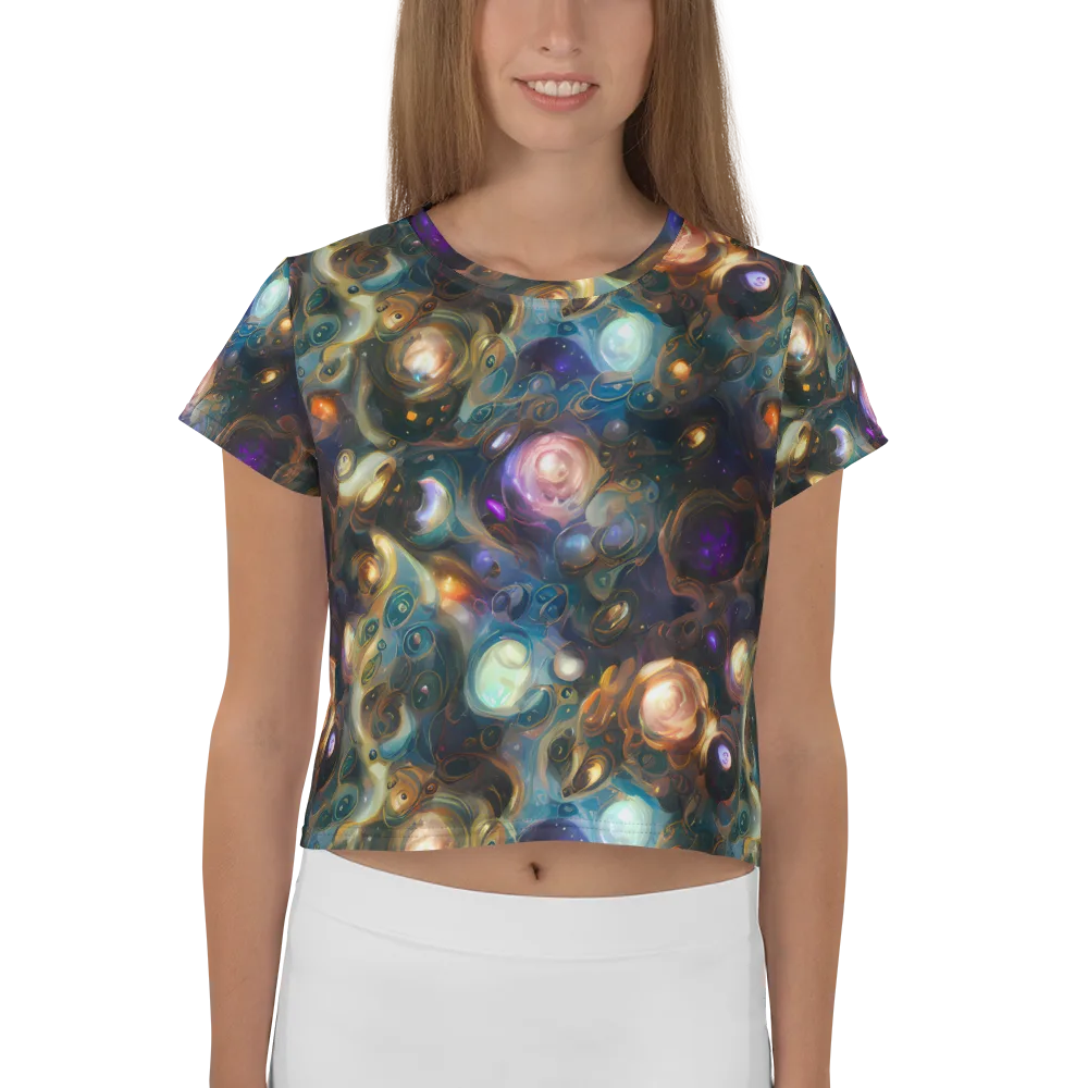 Orbital Alchemy on Crop Tee — Front