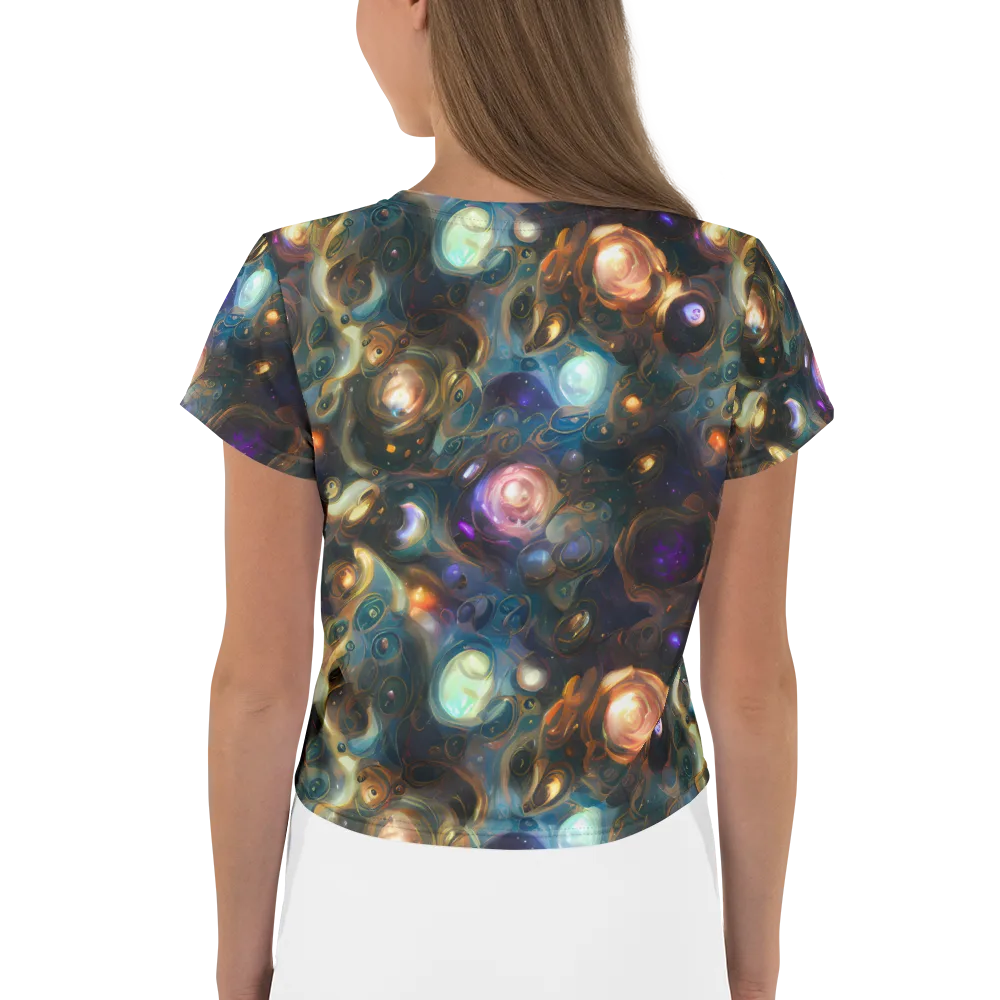 Orbital Alchemy on Crop Tee — Back