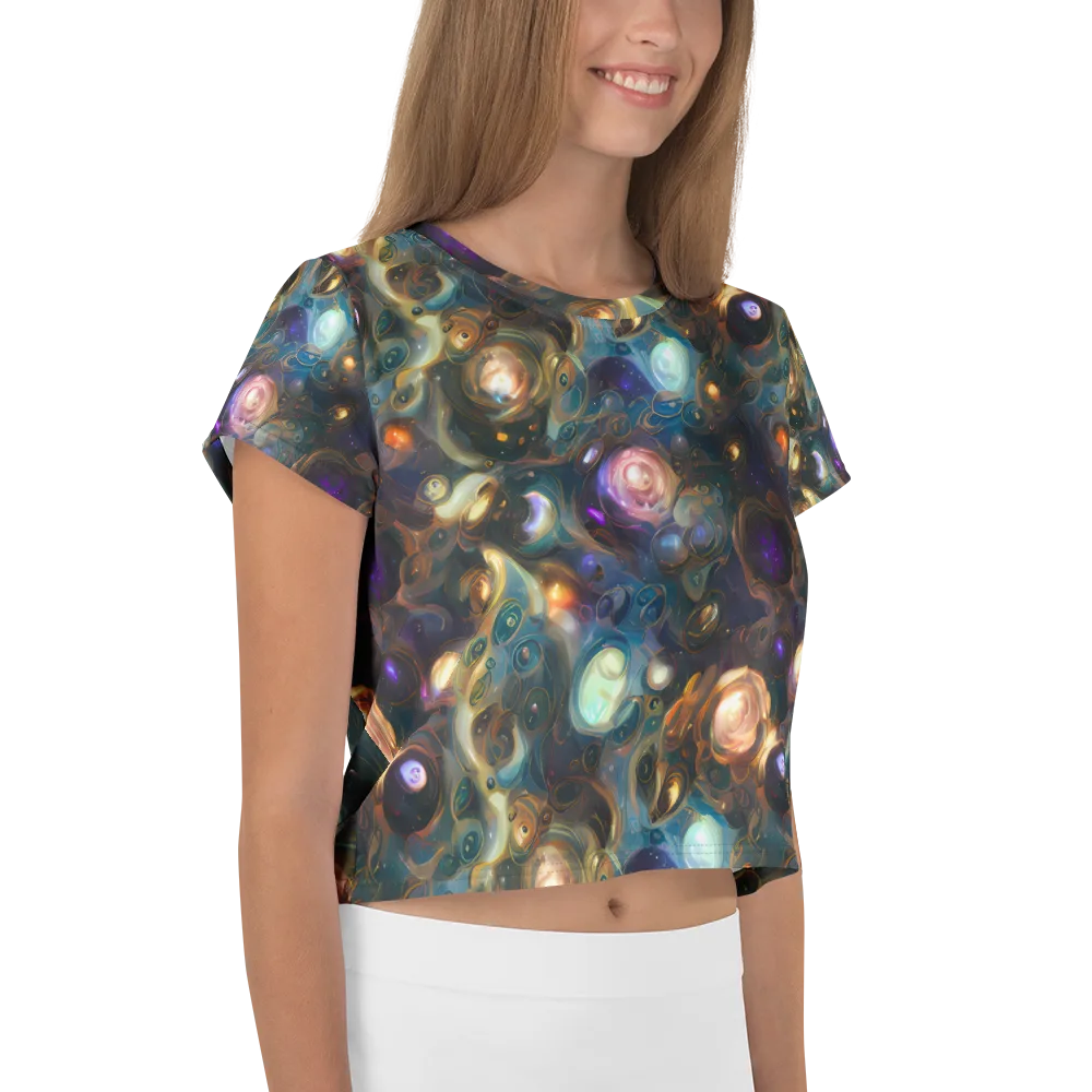 Orbital Alchemy on Crop Tee — Right