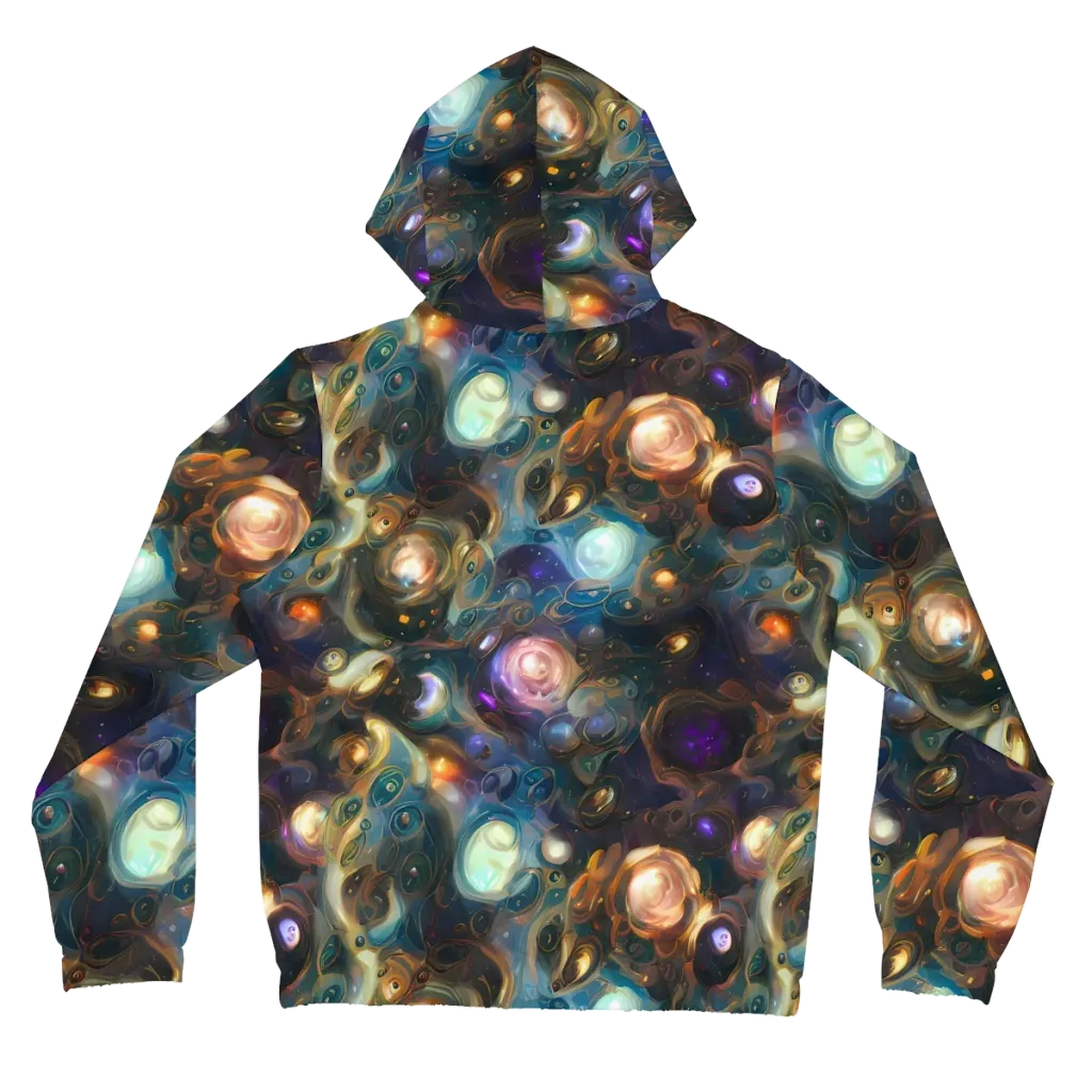 Orbital Alchemy on Women's Full-Zip Hoodie — Back