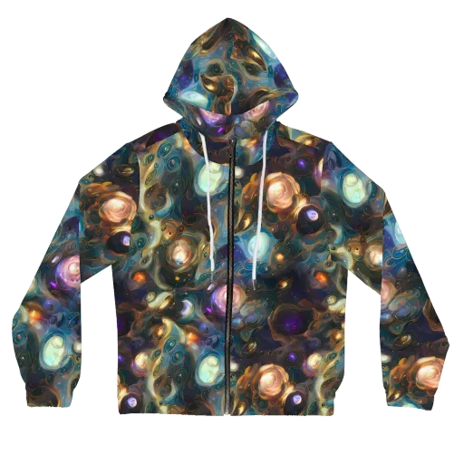 Orbital Alchemy on a Women's Full-Zip Hoodie