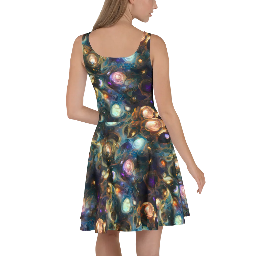 Orbital Alchemy on Skater Dress — Back