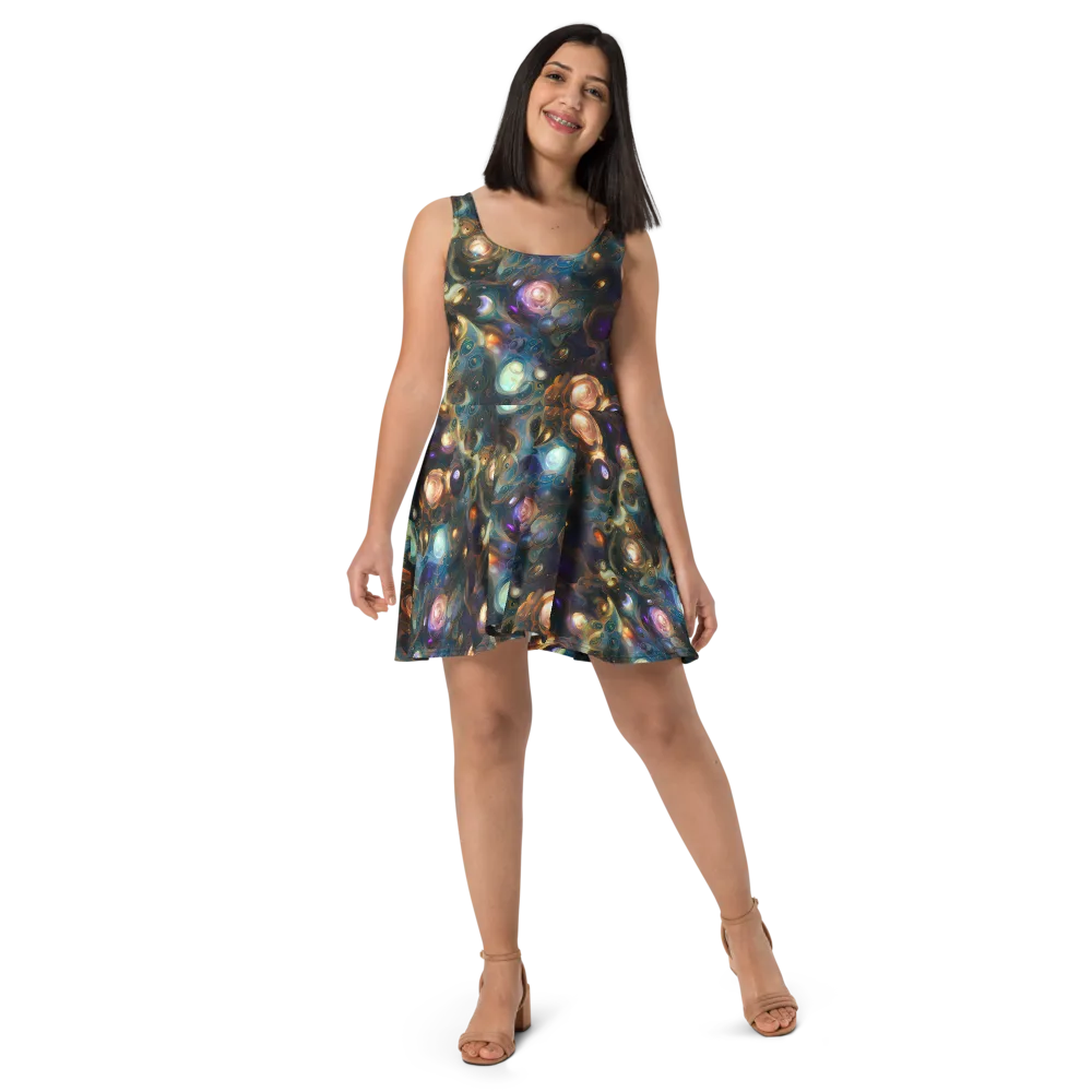 Orbital Alchemy on Skater Dress — Front