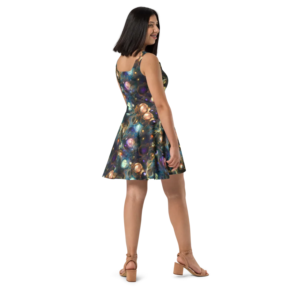 Orbital Alchemy on Skater Dress — Right