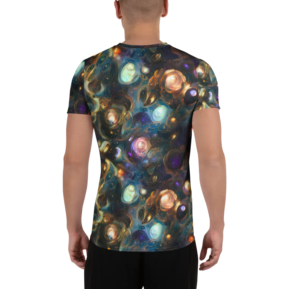 Orbital Alchemy on Men's Athletic T-Shirt — Back