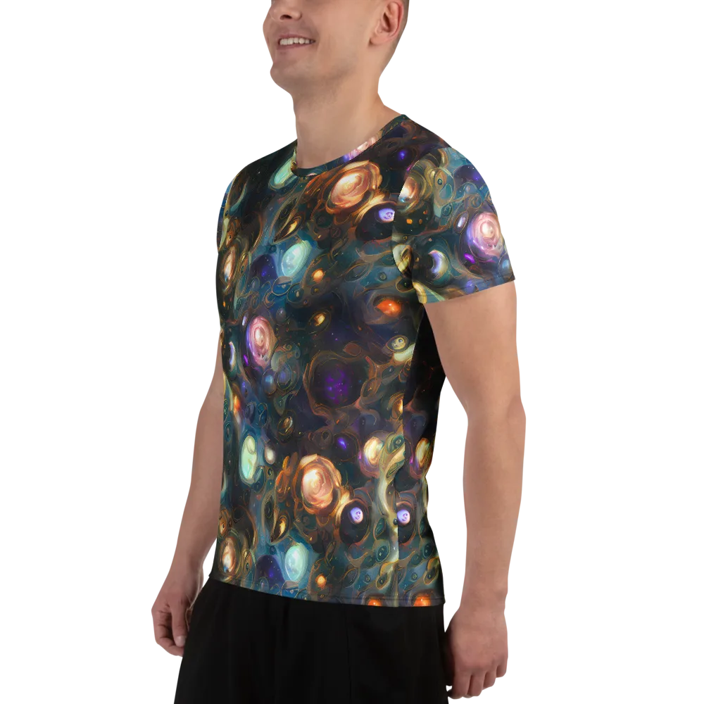 Orbital Alchemy on Men's Athletic T-Shirt — Left