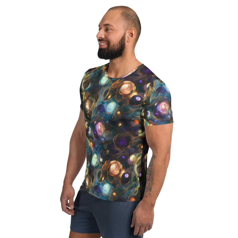 Orbital Alchemy on Men's Athletic T-Shirt — Left