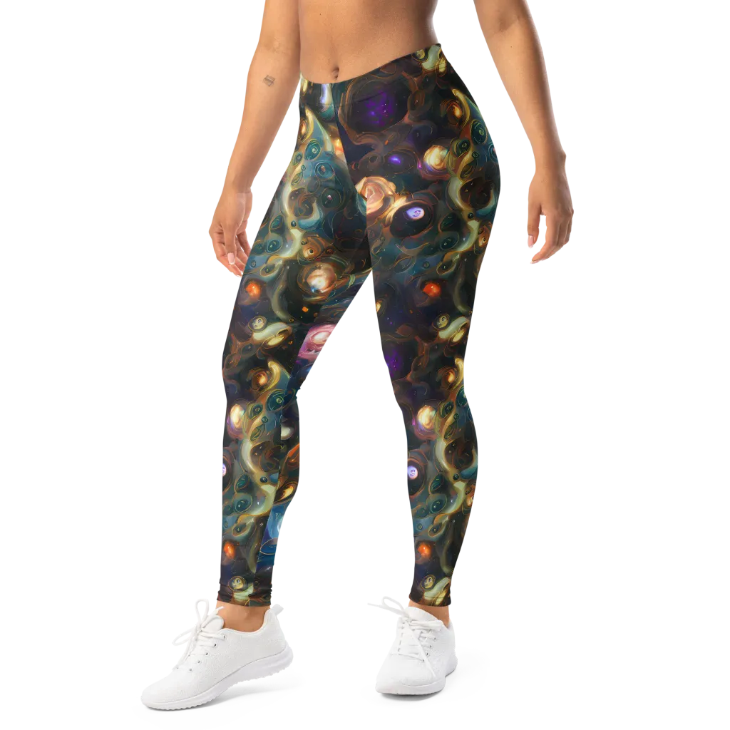 Orbital Alchemy on Leggings — Left Front