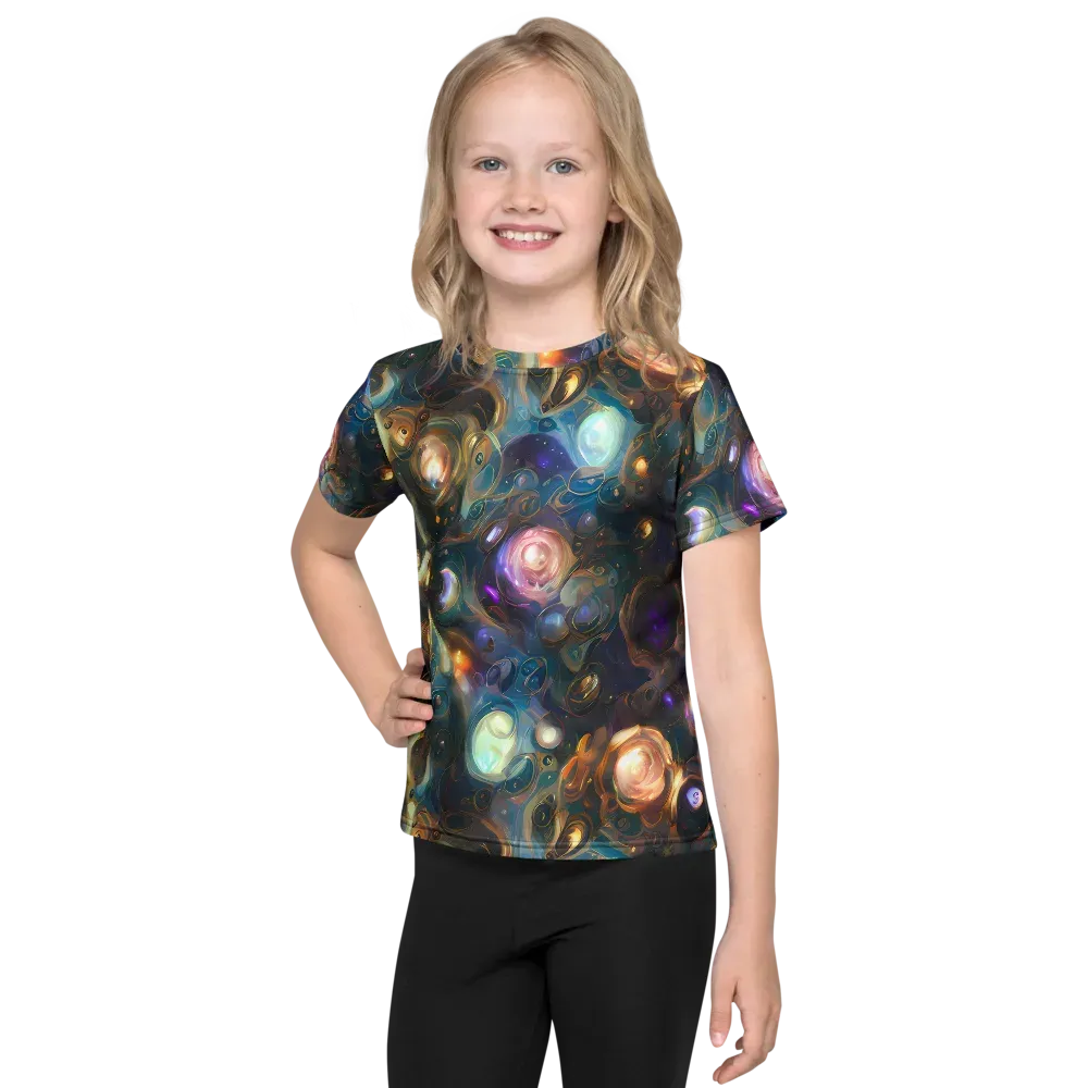 Orbital Alchemy on Kids Crew Neck T-Shirt — Front