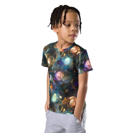 Orbital Alchemy on a Kids Crew Neck T-Shirt