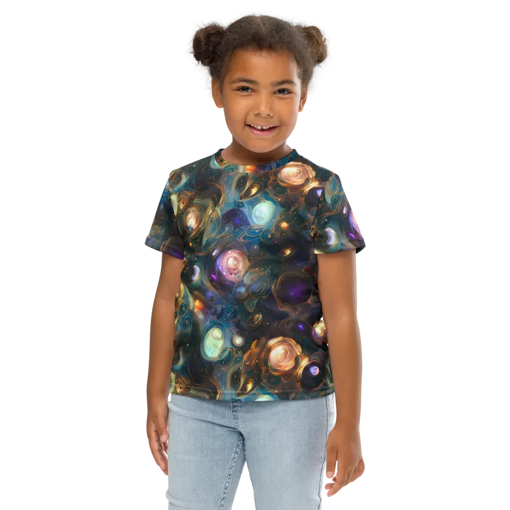 Orbital Alchemy on Kids Crew Neck T-Shirt — Front