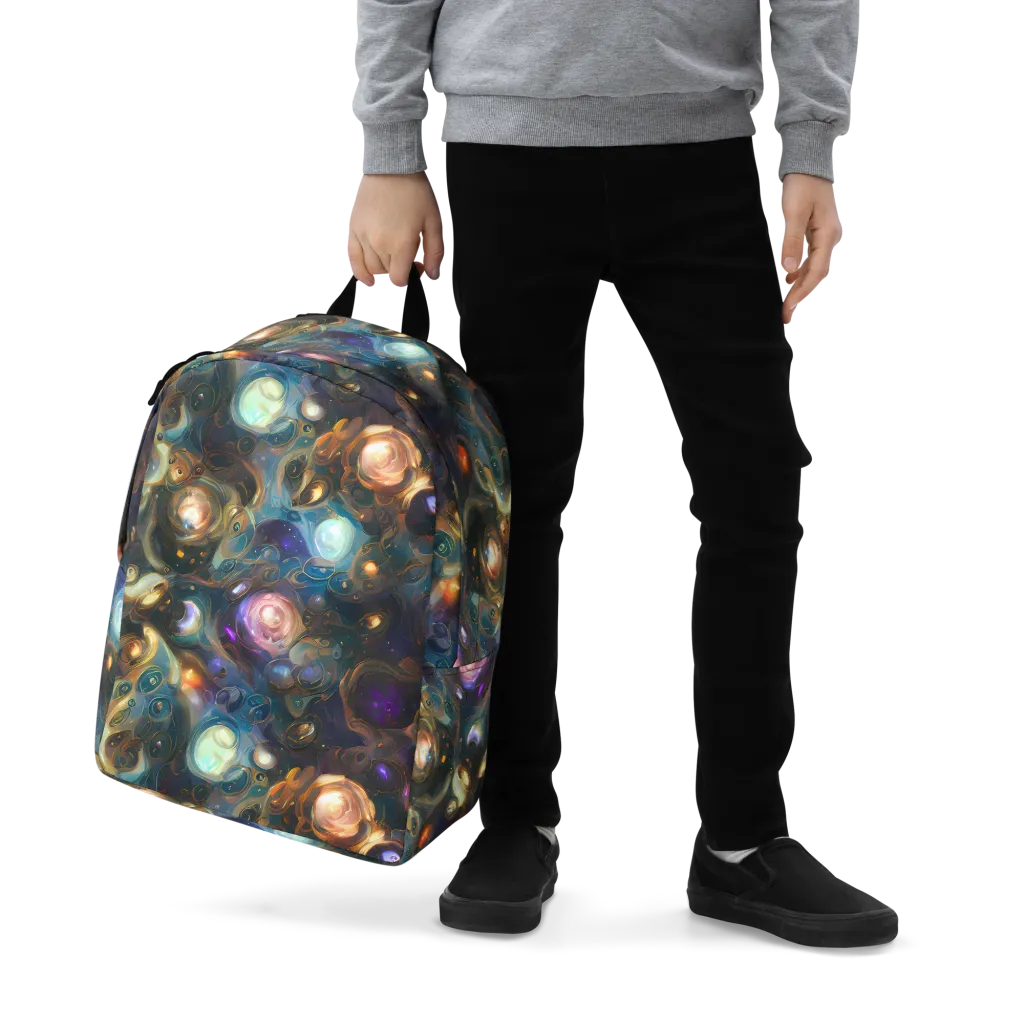 Orbital Alchemy on Minimalist Backpack — Zoomed-in