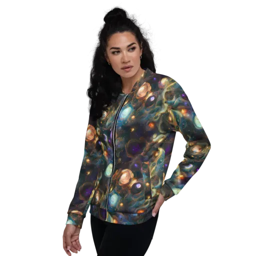 Orbital Alchemy on a Bomber Jacket