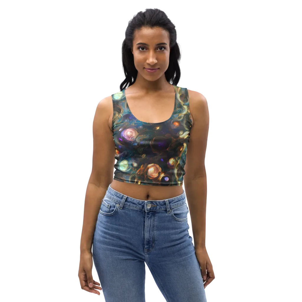 Orbital Alchemy on Crop Top — Front