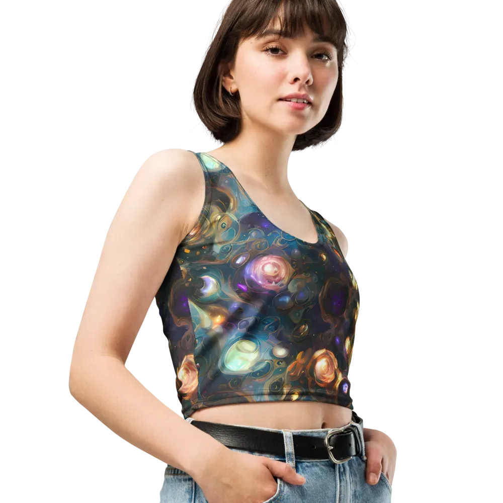 Orbital Alchemy on Crop Top — Right Front