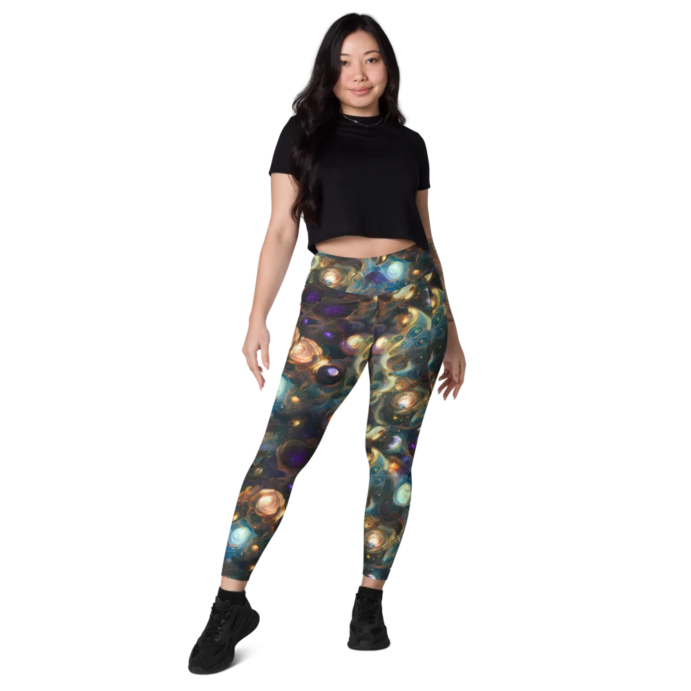 Orbital Alchemy on Leggings with Pockets — Front