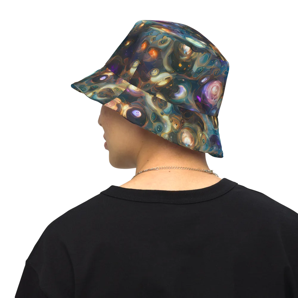 Orbital Alchemy on Reversible Bucket Hat — Back Inside