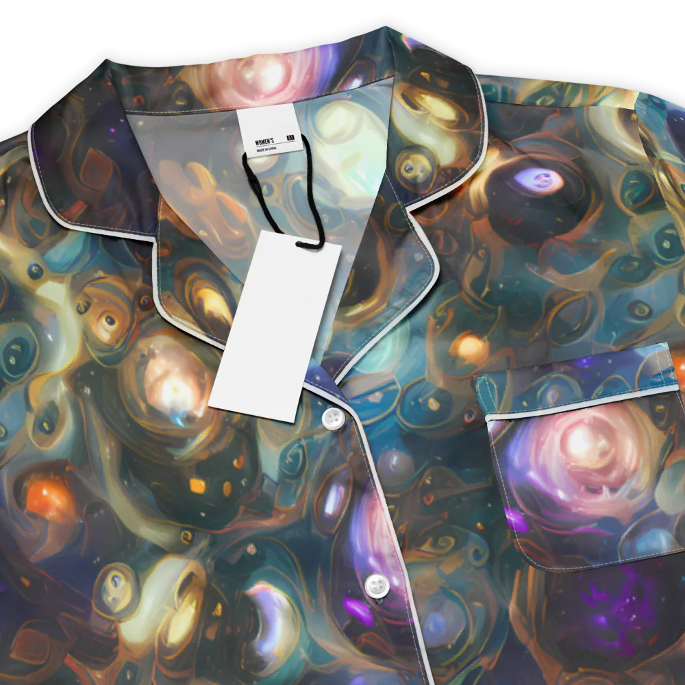 Orbital Alchemy on Women's Short Sleeve Pajama Top — Product details