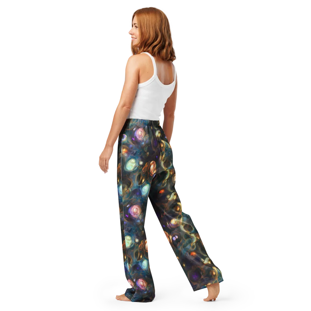 Orbital Alchemy on Women's Pajama Pants — Back