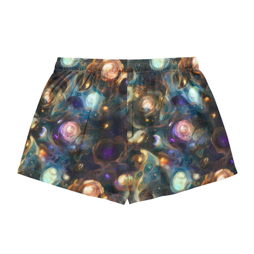 Orbital Alchemy on Women's Pajama Shorts — Back