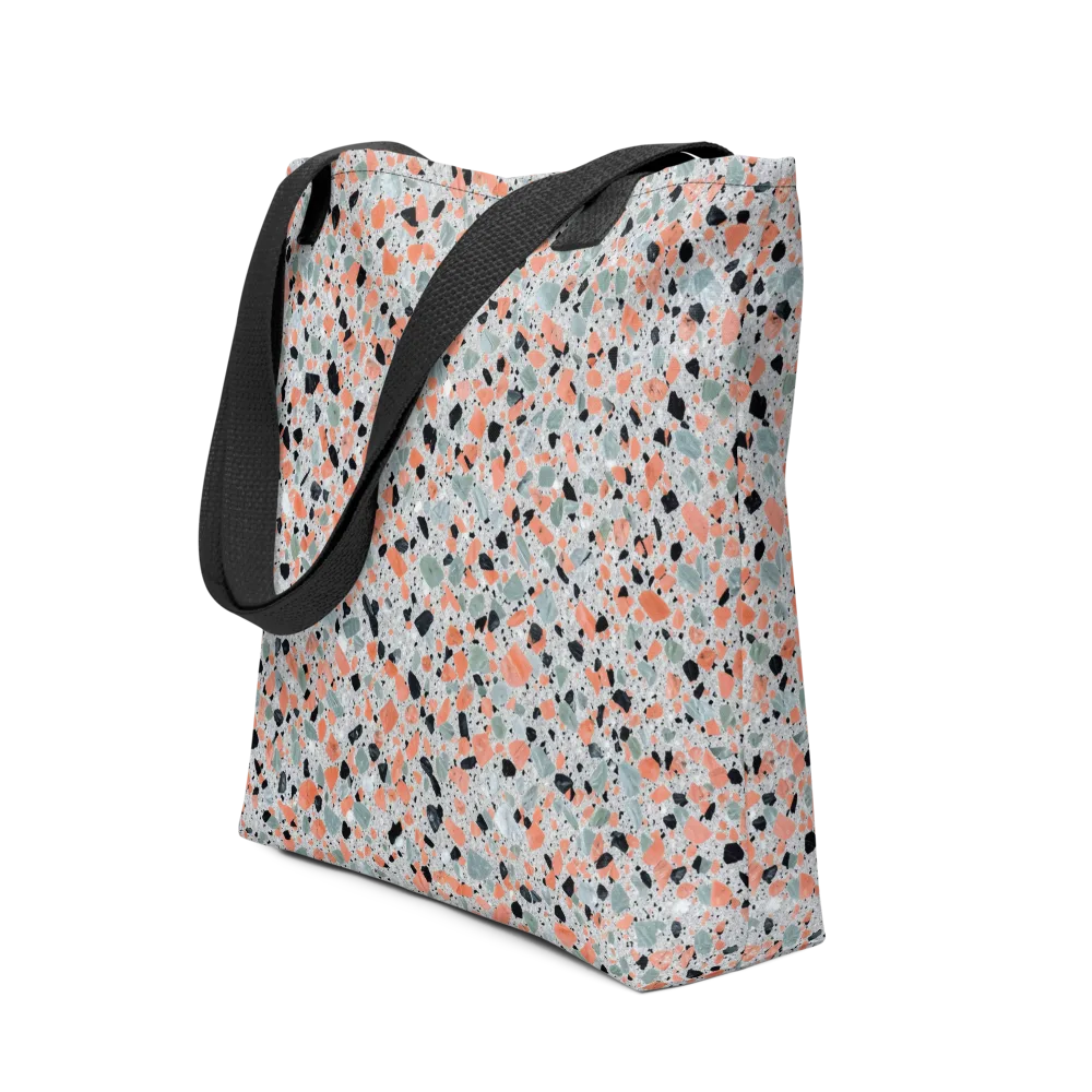 Coral Terrazzo on Tote Bag — Front