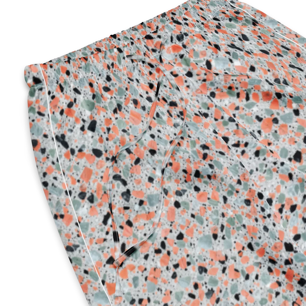 Coral Terrazzo on Women's Pajama Pants — Product details