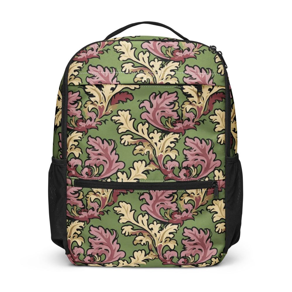 Acanthus Reverie on Utility Backpack — Front