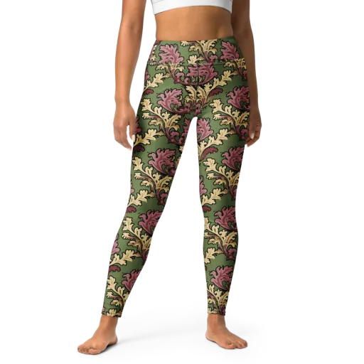 Acanthus Reverie on a Yoga Leggings