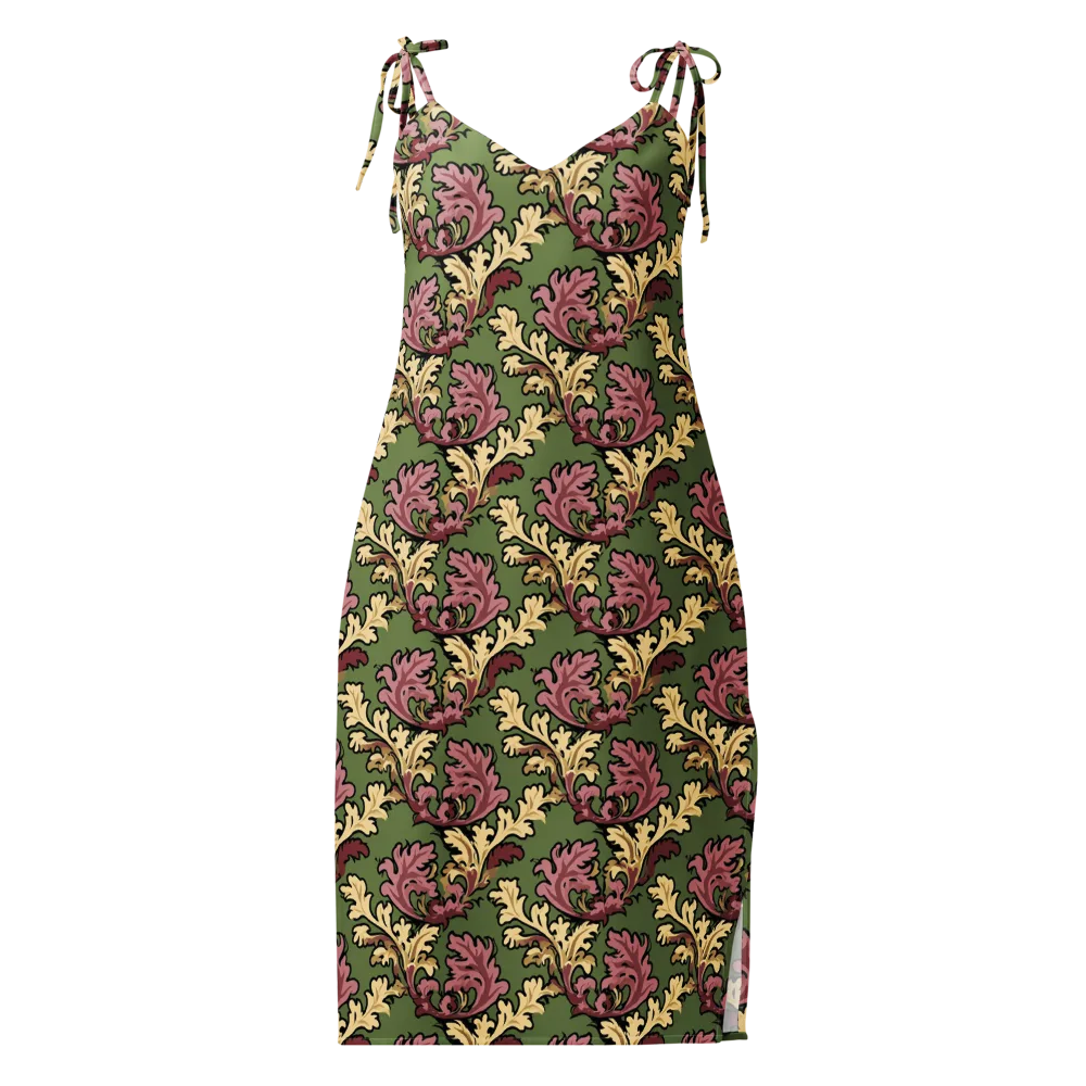 Acanthus Reverie on Slip Dress — Front