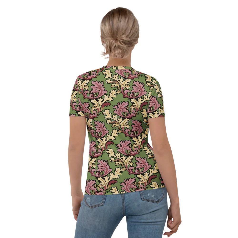 Acanthus Reverie on Women's Crew Neck T-Shirt — Back