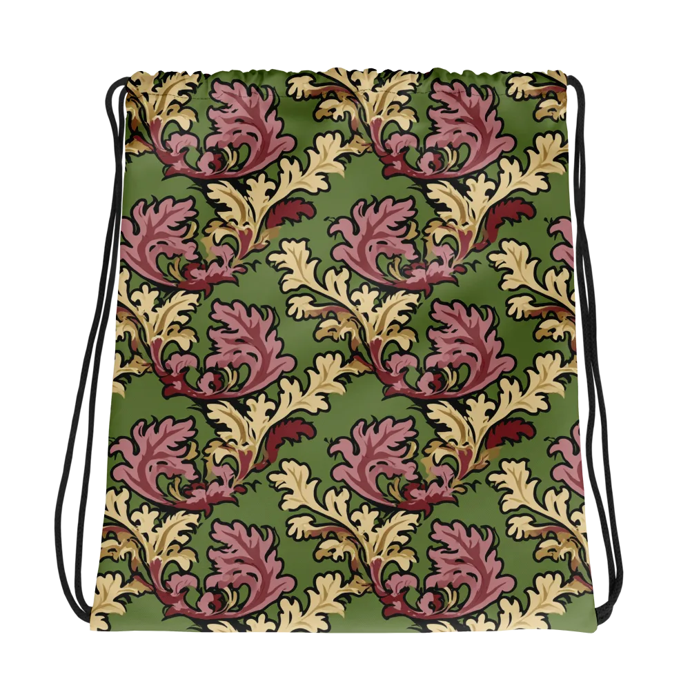 Acanthus Reverie on Drawstring Bag — Photo
