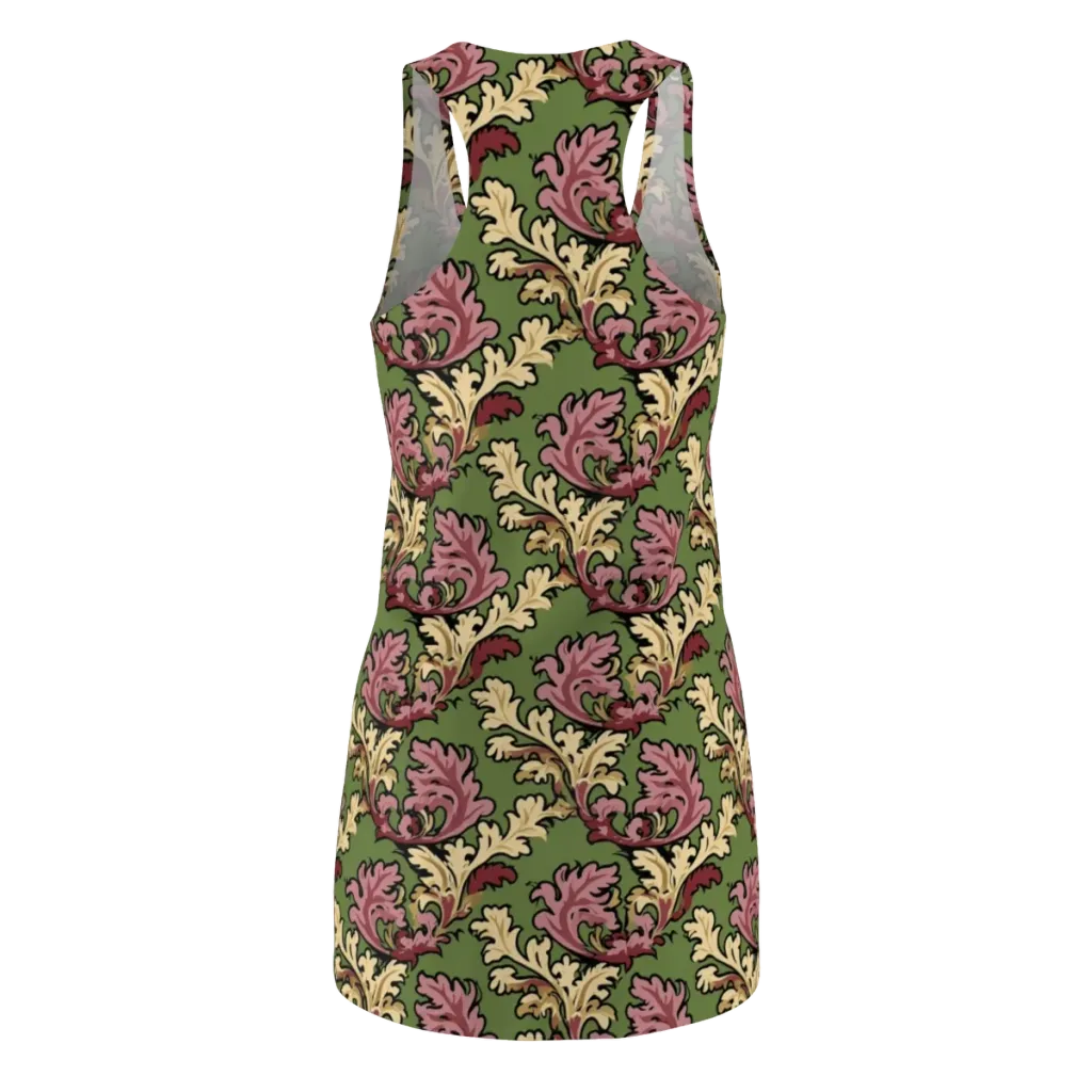 Acanthus Reverie on Racerback Dress — Back