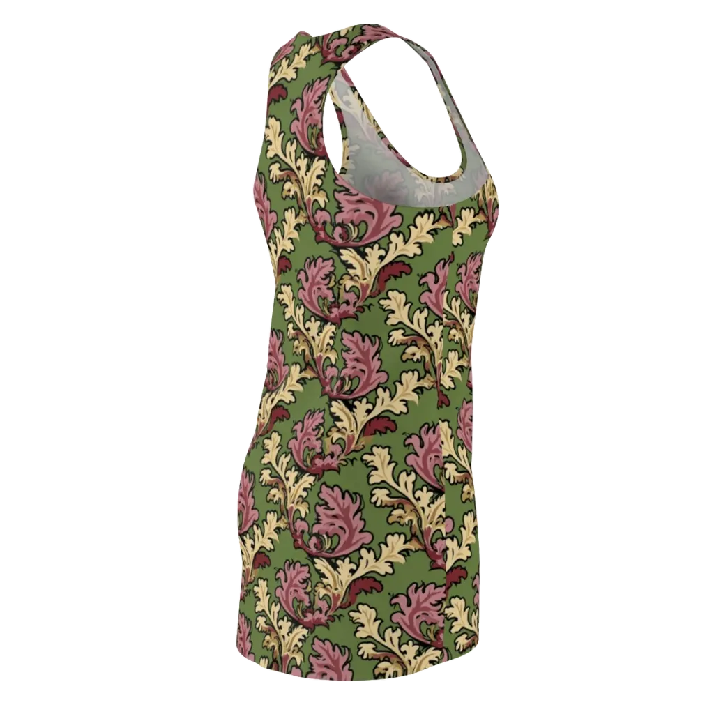 Acanthus Reverie on Racerback Dress — Back Side