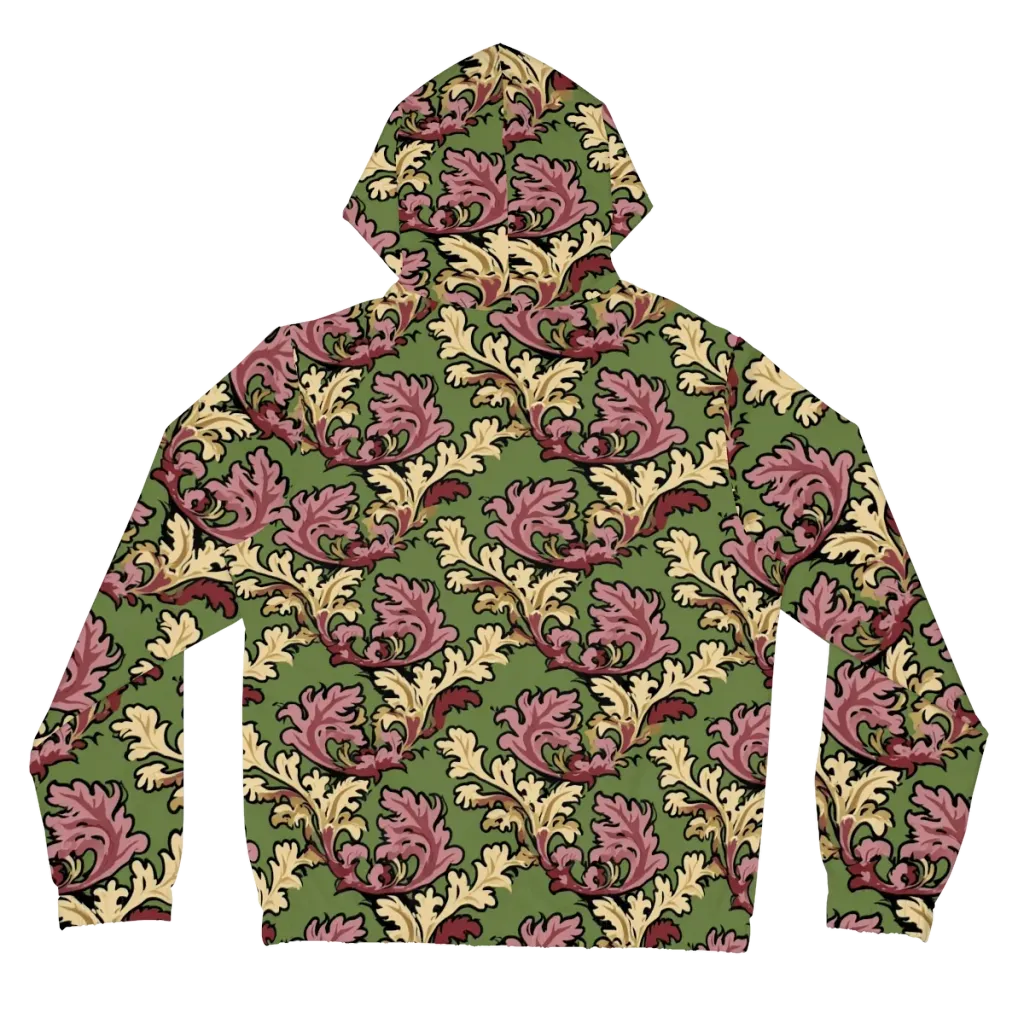 Acanthus Reverie on Women's Full-Zip Hoodie — Back