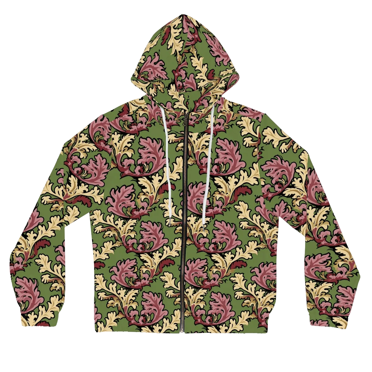 Acanthus Reverie on Women's Full-Zip Hoodie — Front