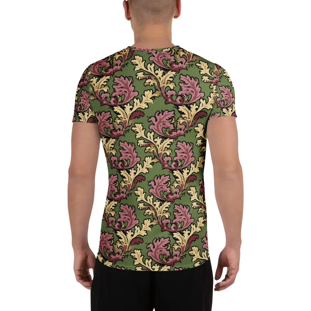 Acanthus Reverie on Men's Athletic T-Shirt — Back