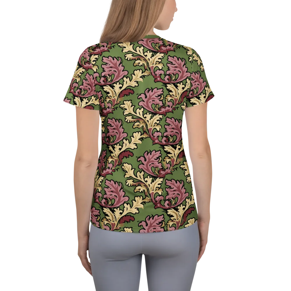 Acanthus Reverie on Women's Athletic T-Shirt — Back