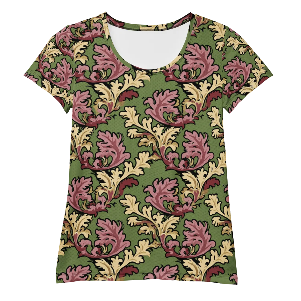 Acanthus Reverie on Women's Athletic T-Shirt — Front