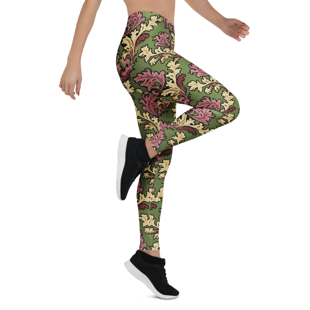 Acanthus Reverie on Leggings — Right