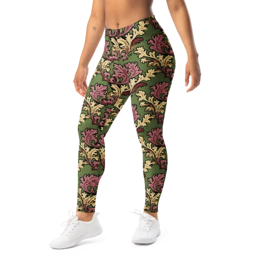 Acanthus Reverie on a Leggings