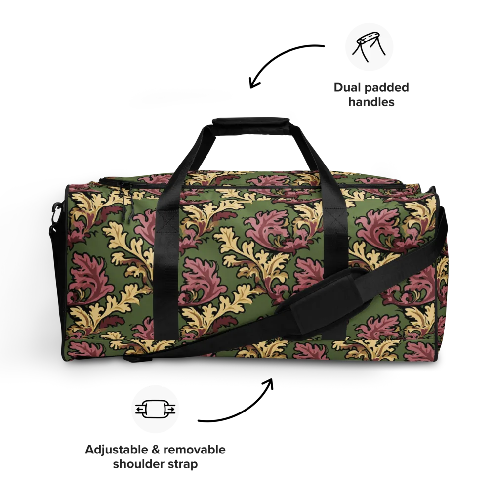 Acanthus Reverie on Duffle Bag — Front