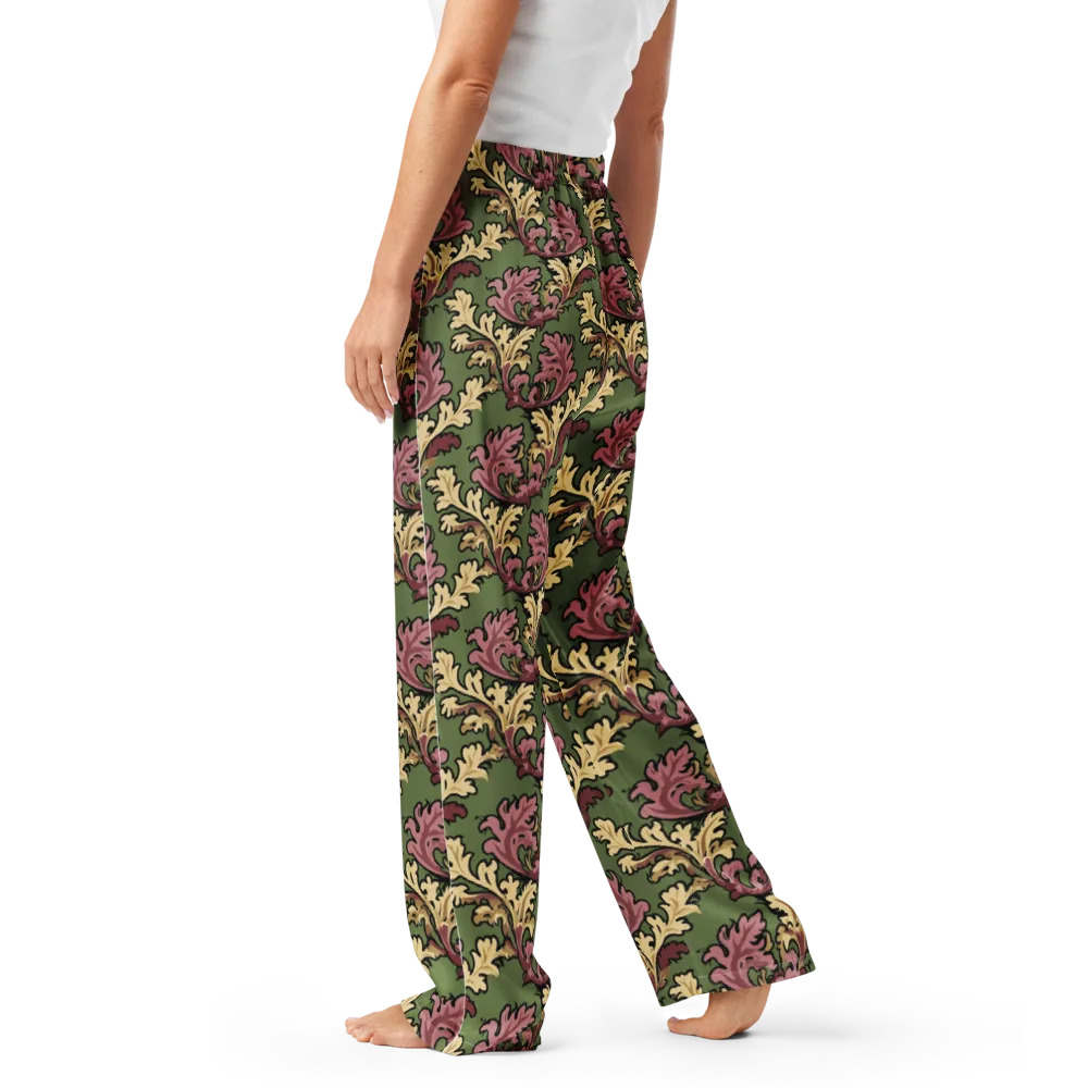 Acanthus Reverie on Women's Pajama Pants — Left
