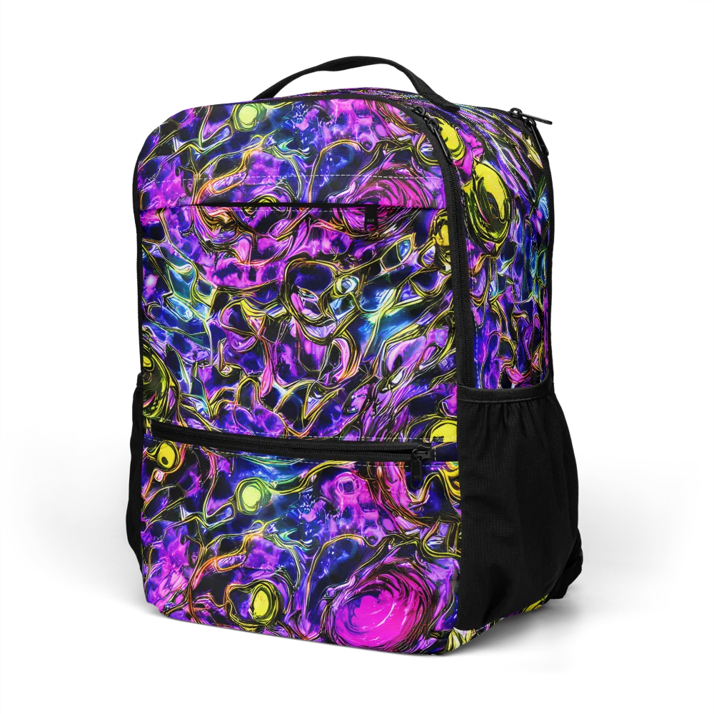 Midnight Fluorescence on Utility Backpack — Left Front